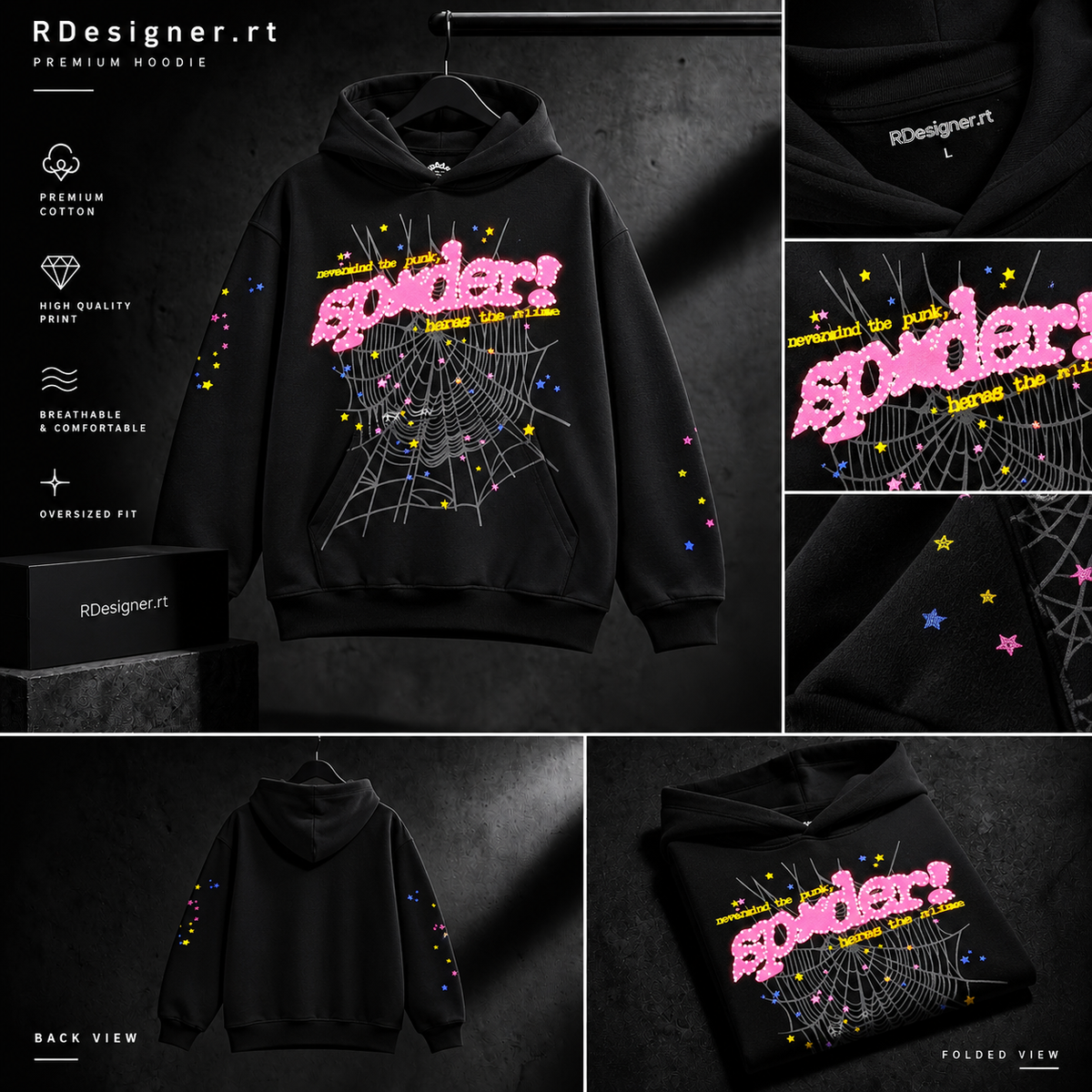 Spider High Quality Hoodie