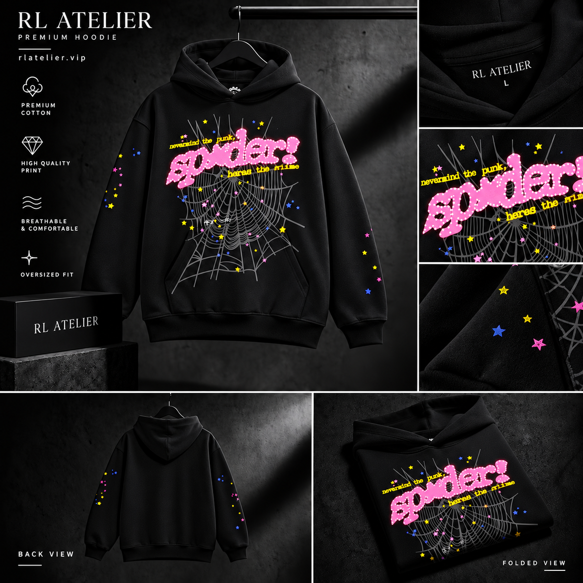 Spider High Quality Hoodie